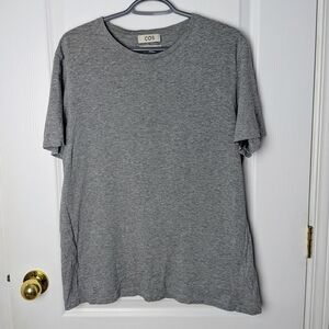 COS Men's Heather Gray Short Sleeve Tee
